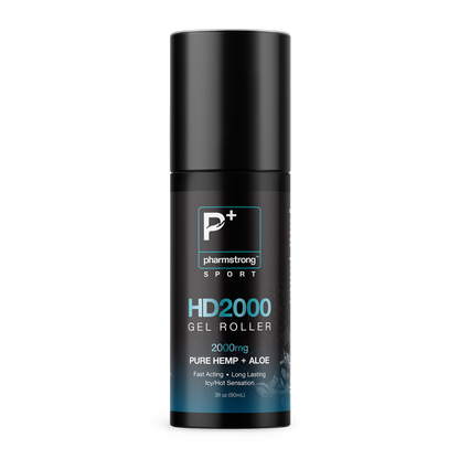 HD2000 Hemp CBD Gel Roller - 2000mg